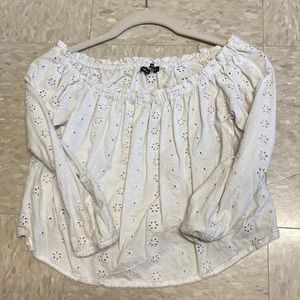 Brandy white flow shirt